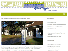 Tablet Screenshot of begegnungszentrum.ch